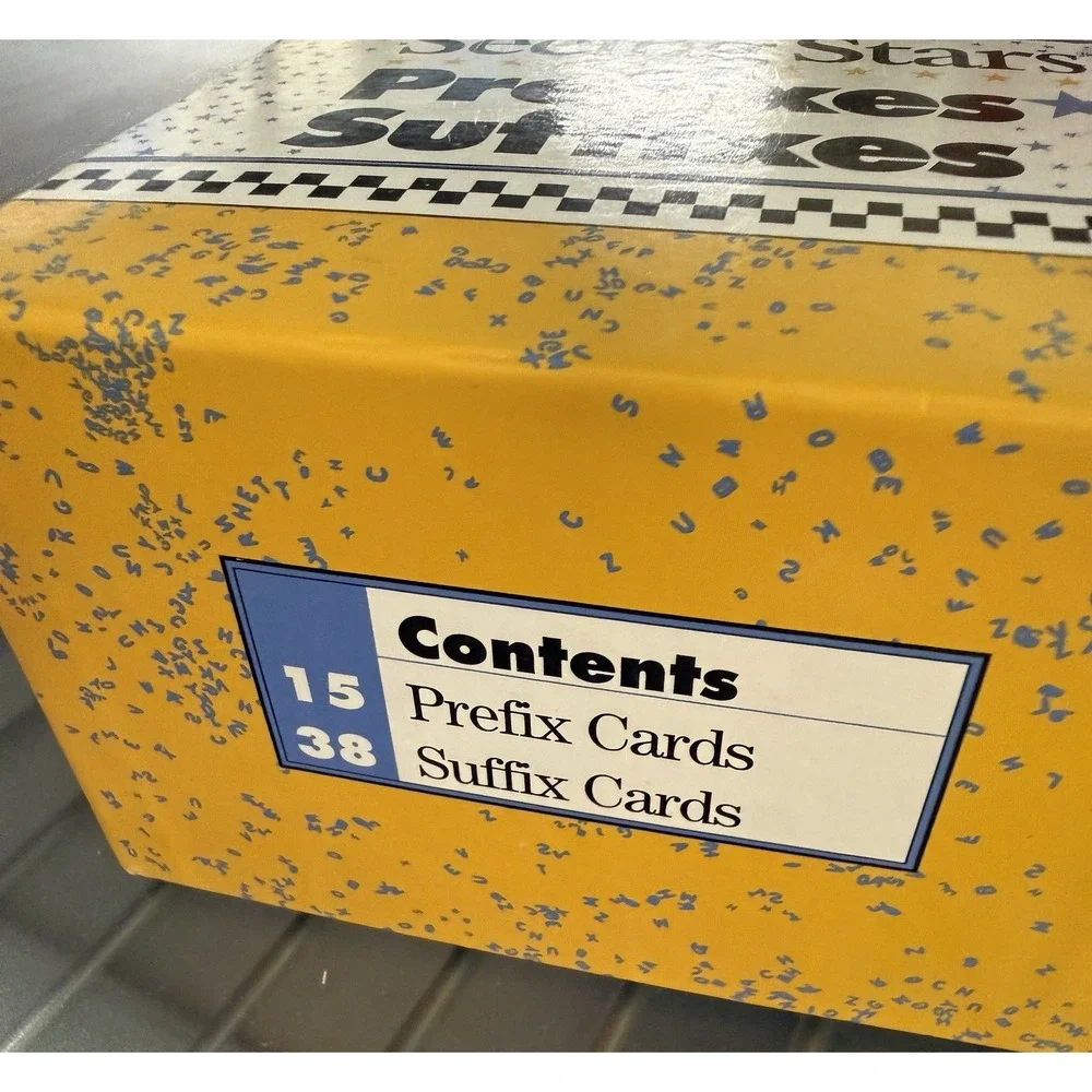 Seeing Stars Prefixes Suffixes Flashcards Set Complete Nanci Bell Lindamood Bell